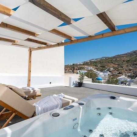 Angeleve Villa With Private Jacuzzi Fira  Zewnętrze zdjęcie